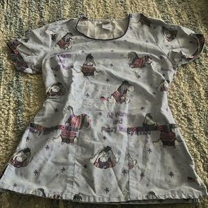 Eeyore Scrub Top